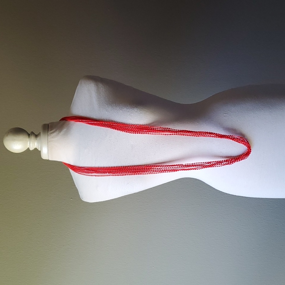 8 Strand Extra Long Necklace Vintage